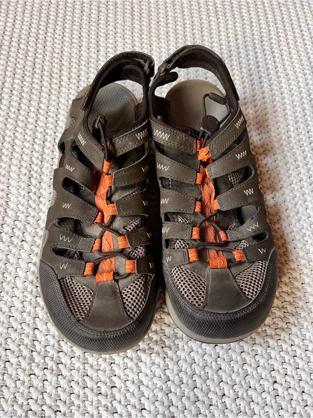 Merrell Hydrotrekker Sable Leather Water Performance Hiking Sandals Mens Size 11